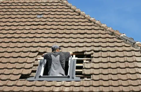 Pose de velux - Ploudiry